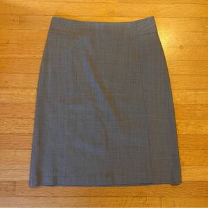 Banana Republic Grey Suit Skirt Size 2 Stretch